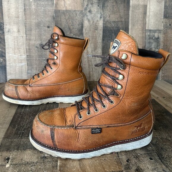 Irish Setter By Red Wing 83856 Waterproof Safety Toe Work Boots Mens 9 D - Picture 10 of 12